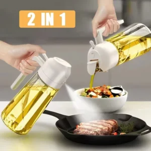 1-2PCS 2in1 Olive Oil Dispenser Bottle 500ml ...