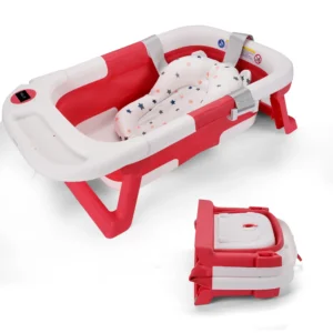 Baby Bathtub,Baby Bath Tub with Soft Cushion ...